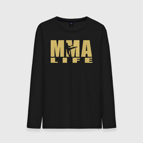 Мужской лонгслив хлопок с принтом MMA в городе Новоалтайск, 100% хлопок |  | arts | fights | martial | mixed | mma | no rules | sports | wrestling | без правил | боевые | бои | борьба | единоборства | искусства | смешанные | спорт