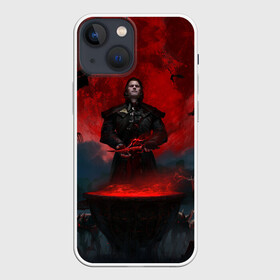 Чехол для iPhone 13 mini с принтом Детлафф в городе Новоалтайск,  |  | Тематика изображения на принте: blood and wine | cd project red | dandelion | dettlaf | games | geralt | gwent | hearts of stone | letho | master mirror | the witcher | wild hunt | ведьмак | гвинт | геральт | господин зеркало | детлафф | дикая охота | игры | йеннифер | каменные сердца |