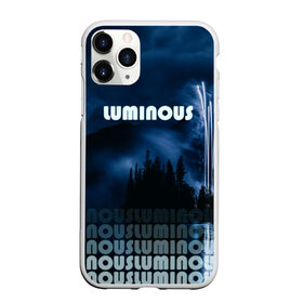 Чехол для iPhone 11 Pro матовый с принтом LUMINOUS в городе Новоалтайск, Силикон |  | Тематика изображения на принте: неоновый принт | ночная атмосфера | ночное небо | ночной лес | темные облака | туман | фейерверк