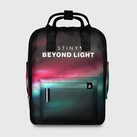 Женский рюкзак 3D с принтом Destiny 2: Beyond Light в городе Новоалтайск, 100% полиэстер | лямки с регулируемой длиной, сверху ручки, чтобы рюкзак нести как сумку. Основное отделение закрывается на молнию, как и внешний карман. Внутри два дополнительных кармана, один из которых закрывается на молнию. По бокам два дополнительных кармашка, куда поместится маленькая бутылочка
 | destiny | logo game | space | warlock | дестини | за гранью света | космические | логотипы игр | планеты | стазис | черный арсенал | шутер | экзо