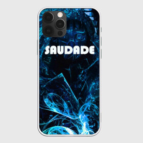 Чехол для iPhone 12 Pro Max с принтом SAUDADE в городе Новоалтайск, Силикон |  | amiled | dark | брызги красок | дым | неоновый дым