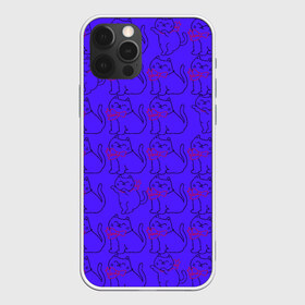 Чехол для iPhone 12 Pro Max с принтом котята фиолетовые котята в городе Новоалтайск, Силикон |  | Тематика изображения на принте: котята котенок киса киска кот кошка бантик бантики бабочка