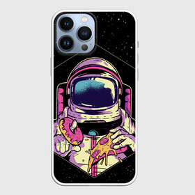 Чехол для iPhone 13 Pro Max с принтом Пицца, пончик и космос в городе Новоалтайск,  |  | Тематика изображения на принте: nasa | pizza | гагарин | день космонавтики | день космонафтики | звезды | космонавт | космонавт на луне | космонавт с гитарой | космос | наса | небо | ночное небо | пицца | пицца в космосе | пицца и кусок