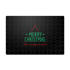Пазл магнитный 126 элементов с принтом merry christmas, рождество в городе Новоалтайск, полимерный материал с магнитным слоем | 126 деталей, размер изделия —  180*270 мм | 