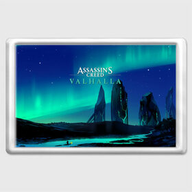 Магнит 45*70 с принтом ASSASSINS CREED VALHALLA в городе Новоалтайск, Пластик | Размер: 78*52 мм; Размер печати: 70*45 | Тематика изображения на принте: eivor | valhalla | vikings | ассасин крид вальгала | ассасин крид вальхалла | ассассин крид | вальгалла | вальхалла | викинг | викинги | северное сияние | эйвор