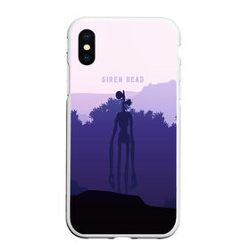 Чехол для iPhone XS Max матовый с принтом Siren Head в городе Новоалтайск, Силикон | Область печати: задняя сторона чехла, без боковых панелей | siren head | игра | лес | монстр | персонаж | сирена | сиреноголовый | чудовище