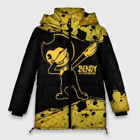 Женская зимняя куртка 3D с принтом BENDY AND THE INK MACHINE в городе Новоалтайск, верх — 100% полиэстер; подкладка — 100% полиэстер; утеплитель — 100% полиэстер | длина ниже бедра, силуэт Оверсайз. Есть воротник-стойка, отстегивающийся капюшон и ветрозащитная планка. 

Боковые карманы с листочкой на кнопках и внутренний карман на молнии | bendy | bendy and the ink machine | бенди | бенди и чернильная машина | большие чудеса | взлёты и падения | движущиеся картинки | последняя бобина | старая песня