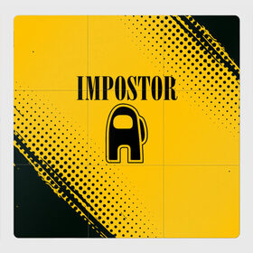 Магнитный плакат 3Х3 с принтом IMPOSTOR \ NIRVANA. в городе Новоалтайск, Полимерный материал с магнитным слоем | 9 деталей размером 9*9 см | among us | impostor | nirvana | smile | there is impostor among us | амонг ус | игра | курт кобейн | мем | нирвана | предатель | предатель среди нас | самозванец | смайл | среди нас