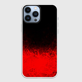 Чехол для iPhone 13 Pro Max с принтом КРАСНО ЧЕРНЫЙ ГРАДИЕНТ в городе Новоалтайск,  |  | Тематика изображения на принте: black | blood | fire | red | stars | градиент | звезды | красный | кровь | огонь | текстуры | узор | черный