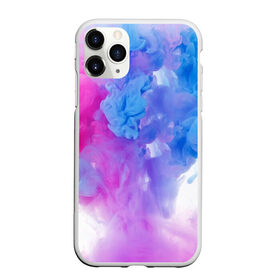 Чехол для iPhone 11 Pro Max матовый с принтом дым в городе Новоалтайск, Силикон |  | белый | дым | розовый | синий | смешанный дым