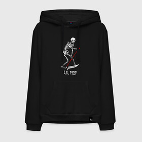 Мужская толстовка хлопок с принтом LIL PEEP в городе Новоалтайск, френч-терри, мягкий теплый начес внутри (100% хлопок) | карман-кенгуру, эластичные манжеты и нижняя кромка, капюшон с подкладом и шнурком | Тематика изображения на принте: lil peep | rap. | легенда | лил пип | лил пип песни | лила пипа | музыка | реп