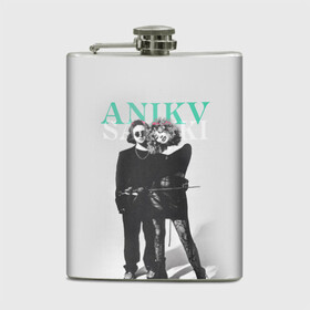 Фляга с принтом Anikv Saluki в городе Новоалтайск, металлический корпус | емкость 0,22 л, размер 125 х 94 мм. Виниловая наклейка запечатывается полностью | Тематика изображения на принте: anika | anikv | anikv saluki | аника | анна пурцен | было или нет | песни