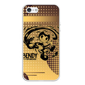 Чехол для iPhone 5/5S матовый с принтом BENDY AND THE INK MACHINE. в городе Новоалтайск, Силикон | Область печати: задняя сторона чехла, без боковых панелей | Тематика изображения на принте: bendy | bendy and the ink machine | бенди | бенди и чернильная машина | большие чудеса | взлёты и падения | движущиеся картинки | последняя бобина | старая песня