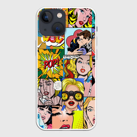 Чехол для iPhone 13 mini с принтом Pop Art в городе Новоалтайск,  |  | pop art | wow | девушки | искусство | поп арт | стиль