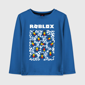 Детский лонгслив хлопок с принтом ROBLOX в городе Новоалтайск, 100% хлопок | круглый вырез горловины, полуприлегающий силуэт, длина до линии бедер | piggy | roblox | roblox games | roblox piggy | игра роблокс | пигги. | роблокс | роблокс пигги | робукс