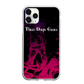 Чехол для iPhone 11 Pro Max матовый с принтом THREE DAYS GRACE. в городе Новоалтайск, Силикон |  | Тематика изображения на принте: tdg | three days grace | группа | музыка | рок | три дейс грейс