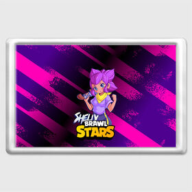 Магнит 45*70 с принтом Brawl Stars Shelly в городе Новоалтайск, Пластик | Размер: 78*52 мм; Размер печати: 70*45 | Тематика изображения на принте: anime | brawl | brawl stars | brawlstars | brawl_stars | panny | shelly | аниме | бравл | бравлстарс | девочка | девушка | манга | шели | шелли | шэли | шэлли