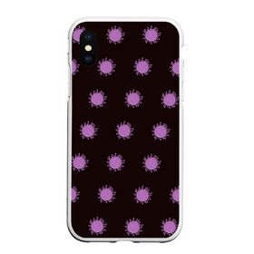 Чехол для iPhone XS Max матовый с принтом Covid 19 Flat Design в городе Новоалтайск, Силикон | Область печати: задняя сторона чехла, без боковых панелей | Тематика изображения на принте: 19 | bacteria | corona | covid | virus | бактерии | бактерия | ковид | корона | короно | маска | медицинская | микробы | организмы | повязка