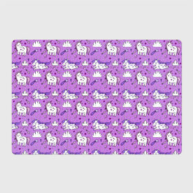 Магнитный плакат 3Х2 с принтом Unicorn pattern в городе Новоалтайск, Полимерный материал с магнитным слоем | 6 деталей размером 9*9 см | cloud | heart | hoofs | horn | mane | pattern | star | tail | unicorn | грива | единорог | звезда | копыта | облако | рог | сердце | узор | хвост