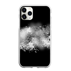 Чехол для iPhone 11 Pro Max матовый с принтом абстракция в городе Новоалтайск, Силикон |  | Тематика изображения на принте: абстракция | белый | линии | цветы | чёрный