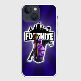 Чехол для iPhone 13 mini с принтом FORTNITE в городе Новоалтайск,  |  | компьютерная игра | логотип игры | логотип фортнайт | персонаж из фортнайт | подарок ребёнку | фортнайт