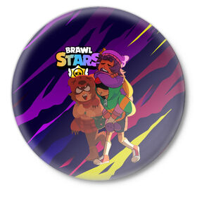 Значок с принтом Brawl Stars в городе Новоалтайск,  металл | круглая форма, металлическая застежка в виде булавки | Тематика изображения на принте: anime | brawl | brawl stars | brawlstars | brawl_stars | panny | аниме | бравл | бравлстарс | девочка | девушка | манга