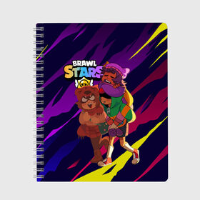 Тетрадь с принтом Brawl Stars в городе Новоалтайск, 100% бумага | 48 листов, плотность листов — 60 г/м2, плотность картонной обложки — 250 г/м2. Листы скреплены сбоку удобной пружинной спиралью. Уголки страниц и обложки скругленные. Цвет линий — светло-серый
 | anime | brawl | brawl stars | brawlstars | brawl_stars | panny | аниме | бравл | бравлстарс | девочка | девушка | манга