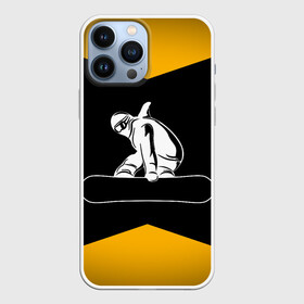 Чехол для iPhone 13 Pro Max с принтом Сноубордист в городе Новоалтайск,  |  | snowboard | snowboarding | горные лыжи | прыжок | сноуборд | сноубординг | сноубордист | экстрим