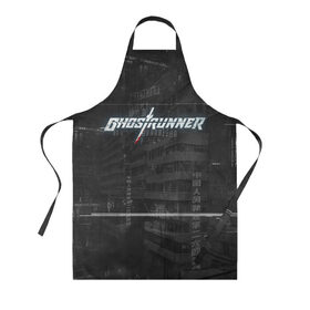 Фартук 3D с принтом Ghostrunner в городе Новоалтайск, 100% полиэстер | общий размер — 65 х 85 см, ширина нагрудника — 26 см, горловина — 53 см, длина завязок — 54 см, общий обхват в поясе — 173 см. Принт на завязках и на горловине наносится с двух сторон, на основной части фартука — только с внешней стороны | action | cyber | cyberpunk | game | games | ghost runner | ghostrunner | ninja | гост ранер | гостраннер | игра | игры | кибер | ниндзя | призрачный беглец | экшен