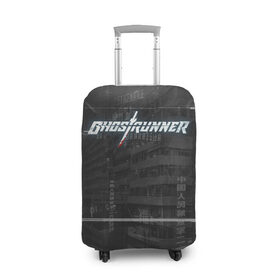 Чехол для чемодана 3D с принтом Ghostrunner в городе Новоалтайск, 86% полиэфир, 14% спандекс | двустороннее нанесение принта, прорези для ручек и колес | action | cyber | cyberpunk | game | games | ghost runner | ghostrunner | ninja | гост ранер | гостраннер | игра | игры | кибер | ниндзя | призрачный беглец | экшен