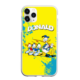Чехол для iPhone 11 Pro матовый с принтом Donald duck(Рыбалка) в городе Новоалтайск, Силикон |  | donald duck | walt disney | герой | мультфильмов | рыбалка | селезень | студии