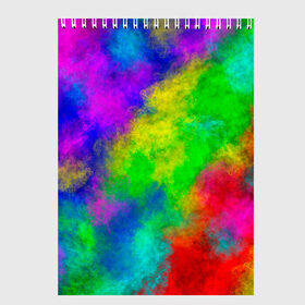 Скетчбук с принтом Multicolored в городе Новоалтайск, 100% бумага
 | 48 листов, плотность листов — 100 г/м2, плотность картонной обложки — 250 г/м2. Листы скреплены сверху удобной пружинной спиралью | abstract | colorful | holi | neon | pattern | rainbow | texture | абстракция | граффити | дым | искусство | кислота | кислотный | краска | красочный | микс | неоновый | облака | радуга | радужный | текстура | туман | узор | холи