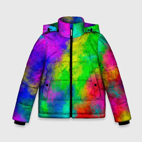 Зимняя куртка для мальчиков 3D с принтом Multicolored в городе Новоалтайск, ткань верха — 100% полиэстер; подклад — 100% полиэстер, утеплитель — 100% полиэстер | длина ниже бедра, удлиненная спинка, воротник стойка и отстегивающийся капюшон. Есть боковые карманы с листочкой на кнопках, утяжки по низу изделия и внутренний карман на молнии. 

Предусмотрены светоотражающий принт на спинке, радужный светоотражающий элемент на пуллере молнии и на резинке для утяжки | abstract | colorful | holi | neon | pattern | rainbow | texture | абстракция | граффити | дым | искусство | кислота | кислотный | краска | красочный | микс | неоновый | облака | радуга | радужный | текстура | туман | узор | холи