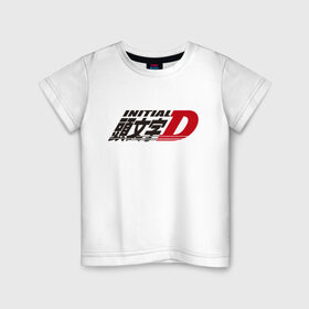 Детская футболка хлопок с принтом Initial D Logo (Z) в городе Новоалтайск, 100% хлопок | круглый вырез горловины, полуприлегающий силуэт, длина до линии бедер | initial | initial d | аниме | аниме дрифт | библии дрифта | бунта фудзивара | гонки | дрифт | инисяру | инисяру ди | кэисукэ такахаси | манга | рёсукэ такахаси | спортивное вождение | сюити сигэно