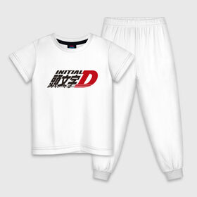 Детская пижама хлопок с принтом Initial D Logo (Z) в городе Новоалтайск, 100% хлопок |  брюки и футболка прямого кроя, без карманов, на брюках мягкая резинка на поясе и по низу штанин
 | initial | initial d | аниме | аниме дрифт | библии дрифта | бунта фудзивара | гонки | дрифт | инисяру | инисяру ди | кэисукэ такахаси | манга | рёсукэ такахаси | спортивное вождение | сюити сигэно