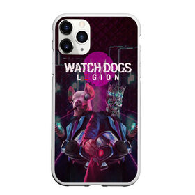 Чехол для iPhone 11 Pro Max матовый с принтом Watch Dogs: Legion в городе Новоалтайск, Силикон |  | будущее | киберпанк | маски | череп