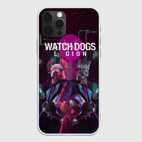 Чехол для iPhone 12 Pro Max с принтом Watch Dogs Legion в городе Новоалтайск, Силикон |  | будущее | киберпанк | маски | череп