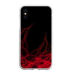 Чехол для iPhone XS Max матовый с принтом Fiber в городе Новоалтайск, Силикон | Область печати: задняя сторона чехла, без боковых панелей | abstraction | art | background | fiber | thread | абстракция | арт | волокно | нить | фон