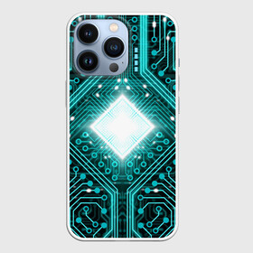 Чехол для iPhone 13 Pro с принтом Схема в городе Новоалтайск,  |  | background | board | chip | circuit | processor | texture | плата | процессор | схема | текстура | фон | чип