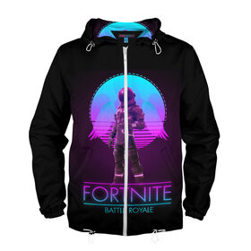 Мужская ветровка 3D с принтом Fortnite в городе Новоалтайск, 100% полиэстер | подол и капюшон оформлены резинкой с фиксаторами, два кармана без застежек по бокам, один потайной карман на груди | angel | art | costume | fortnite | game | helmet | man | wings | ангел | арт | игра | костюм | крылья | фортнайт | человек | шлем