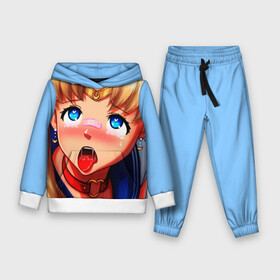 Детский костюм 3D (с толстовкой) с принтом SAILOR MOON AHEGAO в городе Новоалтайск,  |  | Тематика изображения на принте: ahegao | anime | sailor moon | sailor moon ahegao | аниме | ахегао | сейлор мун | сейлор мун ахегао | сэйлор мун