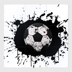 Магнитный плакат 3Х3 с принтом Soccer Ball в городе Новоалтайск, Полимерный материал с магнитным слоем | 9 деталей размером 9*9 см | ball | football | soccer | брызги | мяч | футбол | футбольный мяч