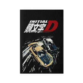 Обложка для паспорта матовая кожа с принтом Initial D (Z) в городе Новоалтайск, натуральная матовая кожа | размер 19,3 х 13,7 см; прозрачные пластиковые крепления | anime | deja vu | initial | initial d | manga | street | z | аниме | гонки | инециал ди | инициал д | инициал ди | манга | машины | такуми фудзивара | уличные