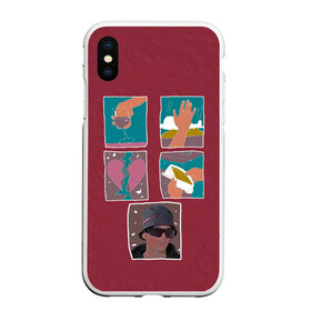 Чехол для iPhone XS Max матовый с принтом SLAVA MARLOW Снова я напиваюсь в городе Новоалтайск, Силикон | Область печати: задняя сторона чехла, без боковых панелей | иллюстрация | слава марлоу | слава мерлоу | слава мэрлоу