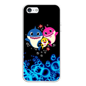 Чехол для iPhone 5/5S матовый с принтом Baby Shark в городе Новоалтайск, Силикон | Область печати: задняя сторона чехла, без боковых панелей | Тематика изображения на принте: anime | baby shark dance | kawaii | акулы | волны | дельфин | детям | каваи | корейские | лагуна | малышам | малыши | мемы | море | морские | морские звезды | мультяшный | океан | песенка про акулу | песня | под водой