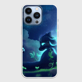 Чехол для iPhone 13 Pro с принтом Панда и лиса в городе Новоалтайск,  |  | Тематика изображения на принте: 2021 | гирлянда | звезды | лес | лиса | лиса и лес | лисенок | лисичка | лисы | небо | новый год | ночное небо | облако | панда | панды | с лесой | с лисенком | с лисичкой | с лисой | с пандой | фауна