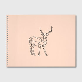 Альбом для рисования с принтом олень deer в городе Новоалтайск, 100% бумага
 | матовая бумага, плотность 200 мг. | Тематика изображения на принте: deer | doe | fawn | олененок | олениха | олень