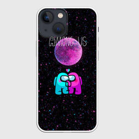 Чехол для iPhone 13 mini с принтом Among Us Love в городе Новоалтайск,  |  | among us | impostor | space mafia | sus.puffballs united | амонг ас | игра | импостор | инопланетяне | инопланетянин | маска | новогодний амонг ас | среди нас | эмонг ас | эмонг эс