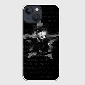 Чехол для iPhone 13 mini с принтом Eminem в звезде в городе Новоалтайск,  |  | Тематика изображения на принте: eminem | eminm | marshall bruce mathers iii | slim shady | маршалл брюс мэтерс iii | рэпер | слим шейди | эминем