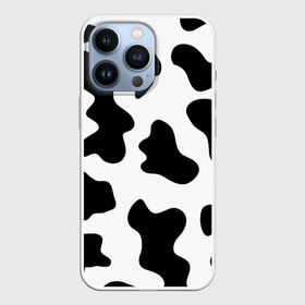 Чехол для iPhone 13 Pro с принтом Му му в городе Новоалтайск,  |  | абстракция | бык | кожа коровы | корова | му му | пятна | черно белое | черно белые пятна